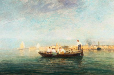 The Ferry by Pietro Fragiacomo